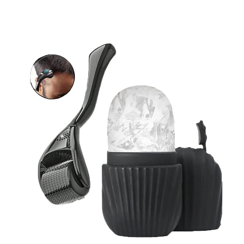 1/2/3pcs Ice Face Roller Facial Skincare Ice Roller Set,Facial Roller GuaSha FaceTool Set,Face Massage Roller Lifting Contouring Beauty World Shop