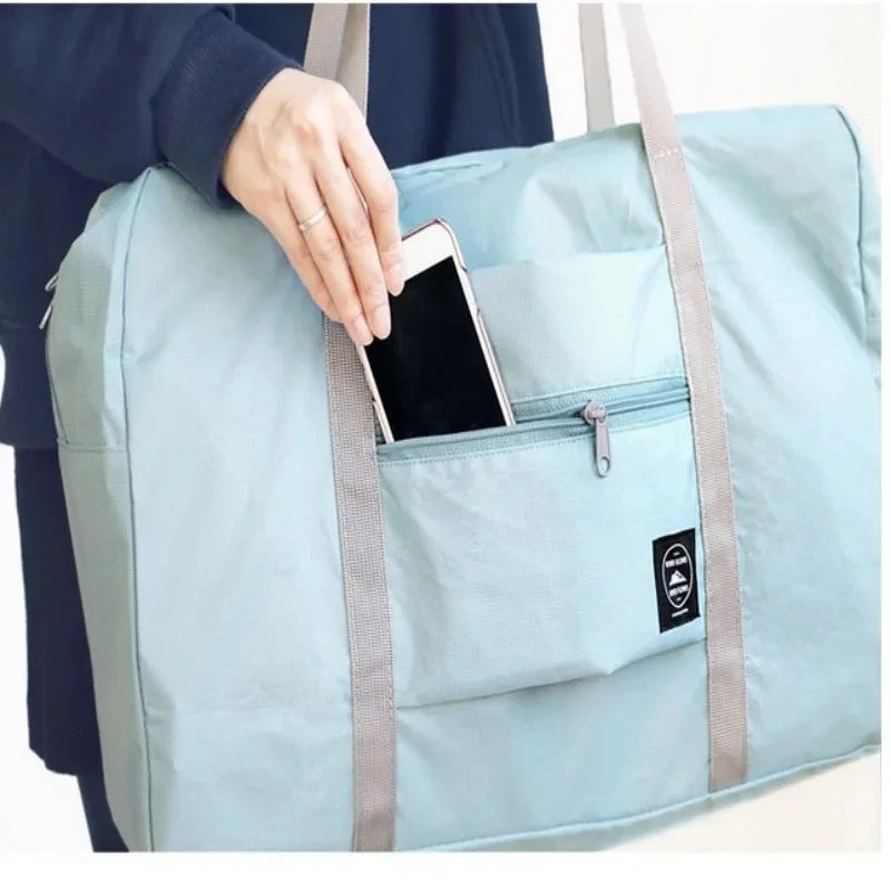 Foldable Travel Duffel Bag for Airlines Carry on Bag for Women and Girls Lightweight Large Capacity Sports Weekend Trip Overnigh Beauty World Shop