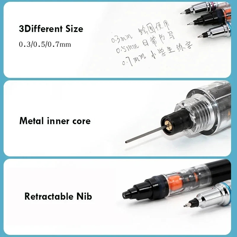 Japan UNI KURA TOGA Mechanical Pencil 0.5mm Automatic Rotation Drawing Special Pencil M5-559 Stationery Cute School Supplies Beauty World Shop