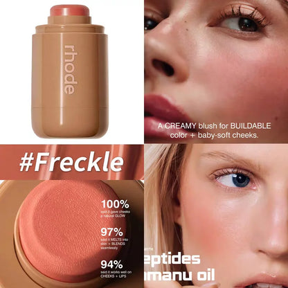 Brand skin Balm Jelly Bean Lip Gloss Spicy Marg Juice Box Pocket Blush Stick Non-fading Waterproof Blusher Moisturizing Lipstick Beauty World Shop
