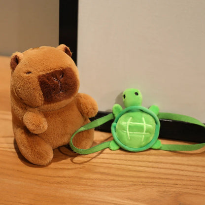 Capybara Plush Toy Pendant Keychain Capibara Cosplay Pokemon Pikachu Disney Stitch Sanrio Kuromi Plushies Stuffed Bag Decor Gift Beauty World Shop