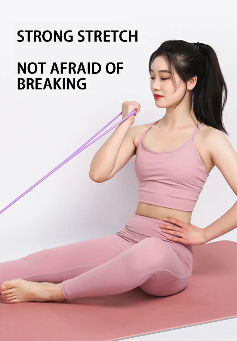 Yoga Physiotherapy Elastic Band, Gym Resistance Band, Sports Stretching Training Rope, Pilates Stretching Film, Fitness Equiment Beauty World Shop