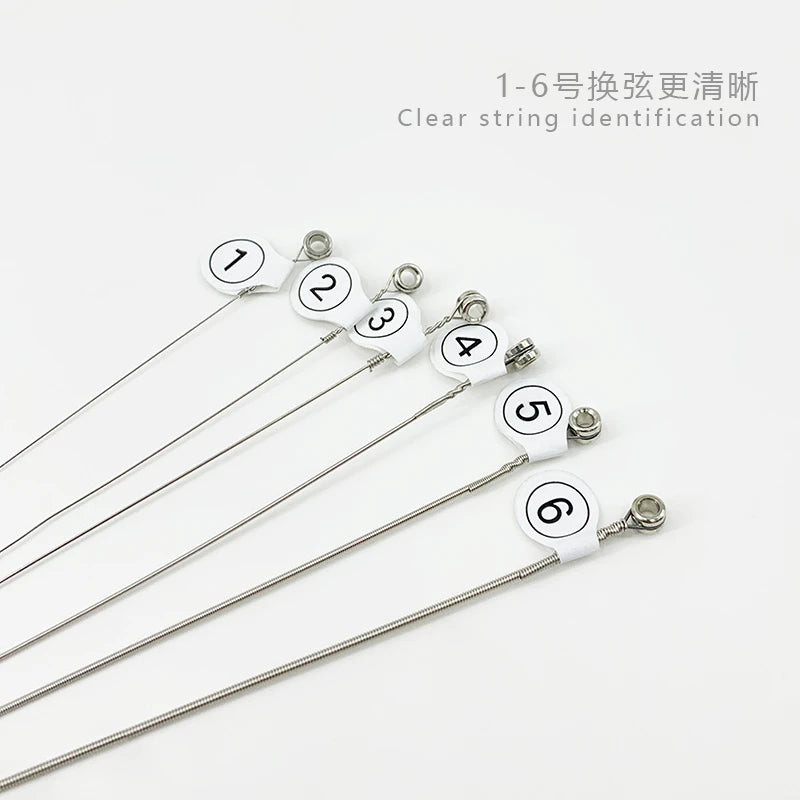 MOGE Hexagonal Carbon Steel Electric Guitar Strings Nickel Alloy Super Light Tension Accessories Beauty World Shop