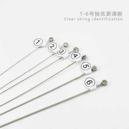 MOGE Hexagonal Carbon Steel Electric Guitar Strings Nickel Alloy Super Light Tension Accessories Beauty World Shop