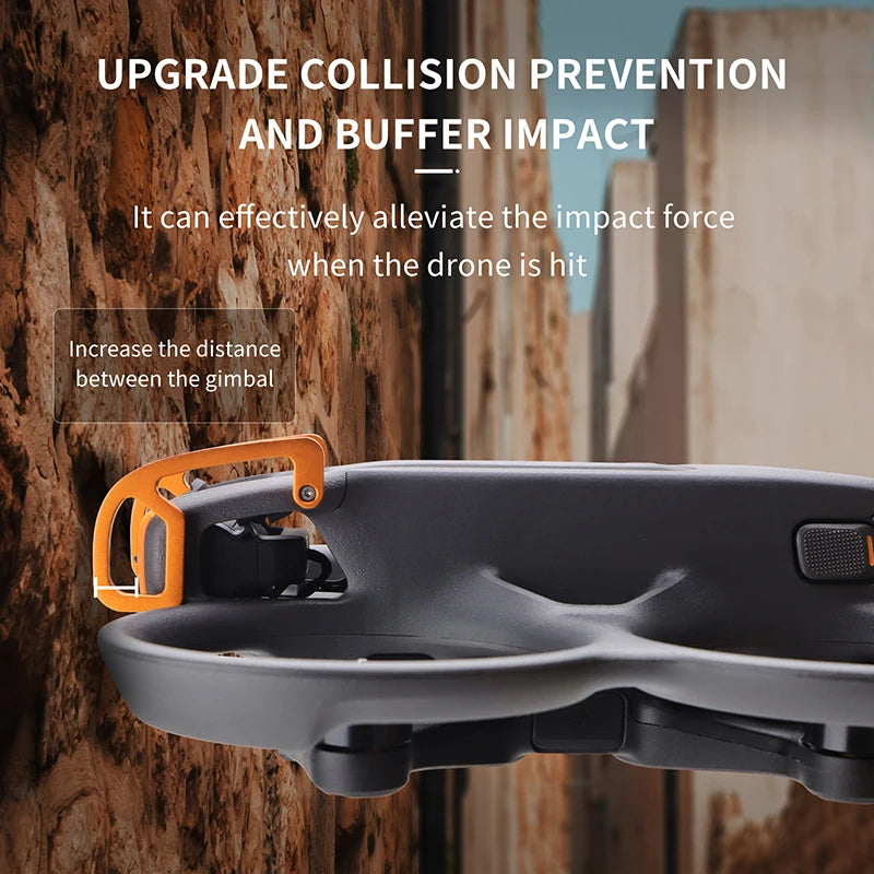 Gimbal Bumper For DJI Avata 2 Drone Anti-Collision Aluminum Alloy Protective Bar Camera Lens Protector Bumper Accessories