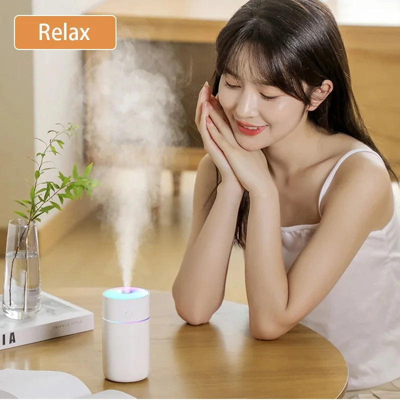 HOMEFISH Colorful Portable Mini Air Humidifier USB Rechargeable Wireless Home Car Aroma Diffuser Essential Oil Atomizer Beauty World Shop