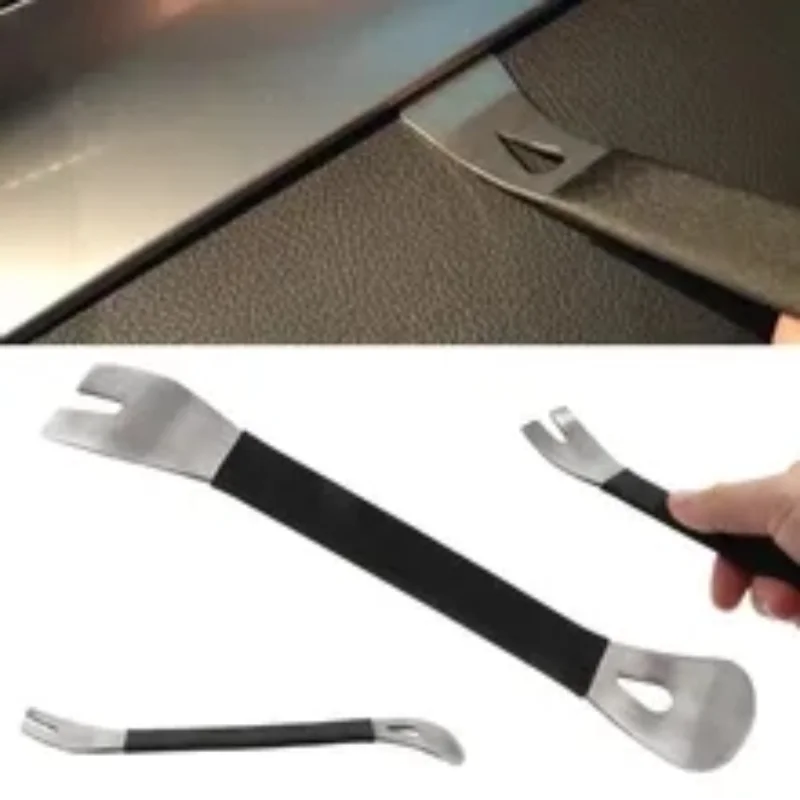 Car Audio Disassembly Tool Stainless Steel PryClip Rocker Crowbar Bar Door Panel Disassembly Pry Panel Interior Beauty World Shop