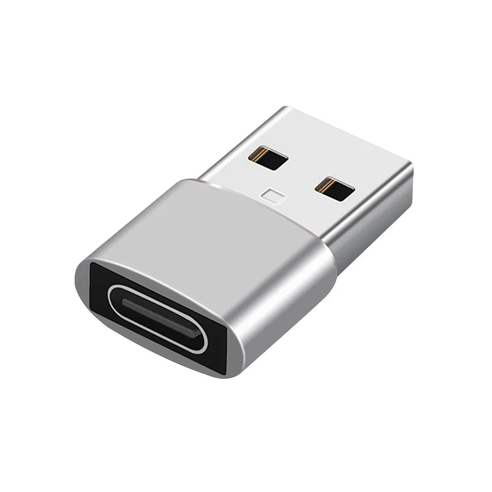 2Pcs USB To Type C OTG Adapter USB USB-C Male To Micro USB Type-c Female Converter For Macbook Samsung S20 USBC OTG Connector Beauty World Shop