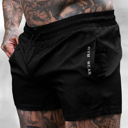 2024 Summer Gym Fitness Men's Shorts Sweatpants Thin Fashion Men Marathon Running Shorts Sports Breathable Training Pants Beauty World Shop