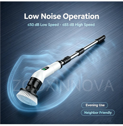 Household Cordless Spin Scrubber Kitchen Gadgets Hair Brushes Bathroom Broom Toilet Mops Electric Multipurpose Cleaning Brush Beauty World Shop