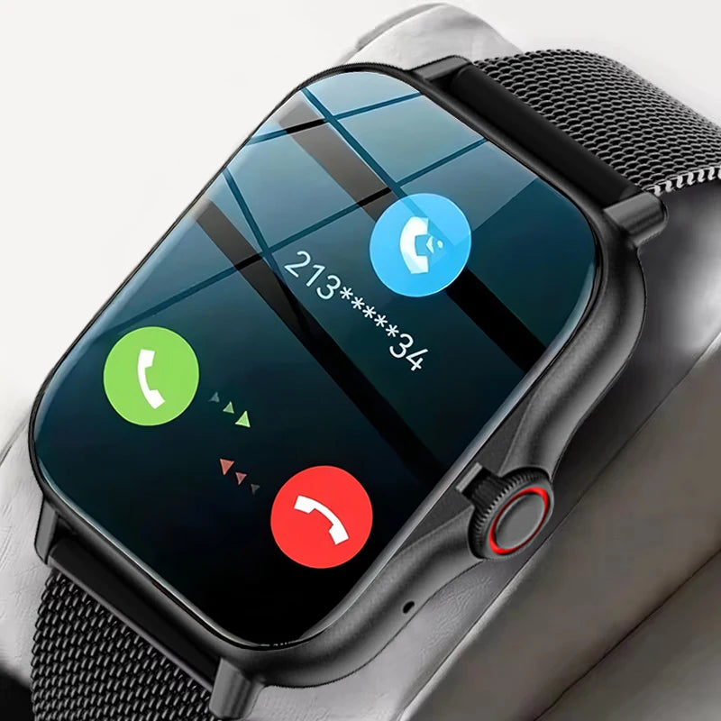 2024 Smart Watch Android Phone 1.44'' Inch Color Screen Bluetooth Call Blood Oxygen/Pressure Monitoring Smart Watch Women Men Beauty World Shop