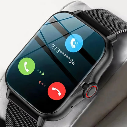 2024 Smart Watch Android Phone 1.44'' Inch Color Screen Bluetooth Call Blood Oxygen/Pressure Monitoring Smart Watch Women Men Beauty World Shop