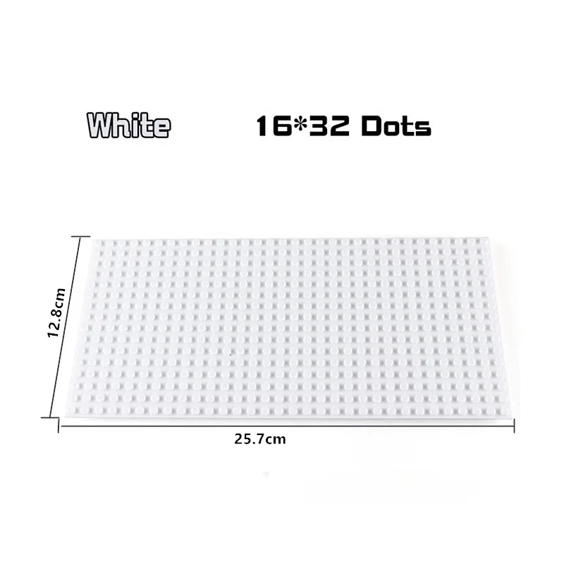 32x32x16x16 Dots Classic Base Plates MOC DIY Plastic Bricks Baseplates City Dimensions Building Blocks Figures Construction Toys Beauty World Shop