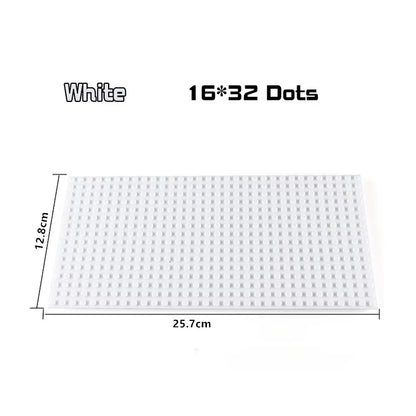 32x32x16x16 Dots Classic Base Plates MOC DIY Plastic Bricks Baseplates City Dimensions Building Blocks Figures Construction Toys Beauty World Shop