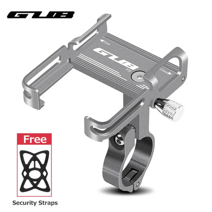 GUB Aluminum Bicycle Phone Holder Metal Bike Cell Mobile iPhone Stand for Motorcycle Scooter Handlebar Bike Headsets Stem Mount Beauty World Shop
