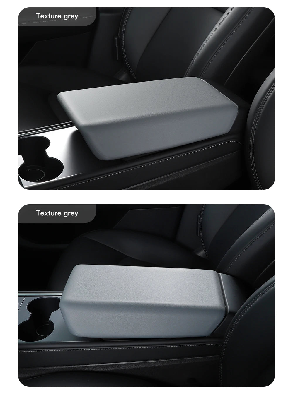 YZ For Tesla Model 3 Highland Y Juniper 2025-2026 Soft Center Console Armrest Pad Auto Central Armrest Box Cover Car Accessories Beauty World Shop