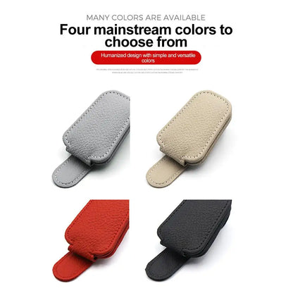 Universal Car Sunglasses Clip Card Ticket Holder Stand Fastener Pen Case Eyeglasses Sun Visor Car Accessories Beauty World Shop