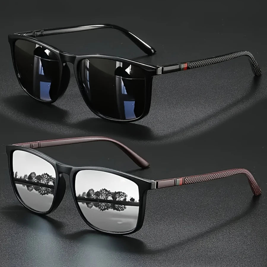 2/3pcs Luxury Square Vintage Cycling Sunglasses Men Women Fashion Travel Driving Fishing Sun Glasses Male Eyewear UV400 Beauty World Shop