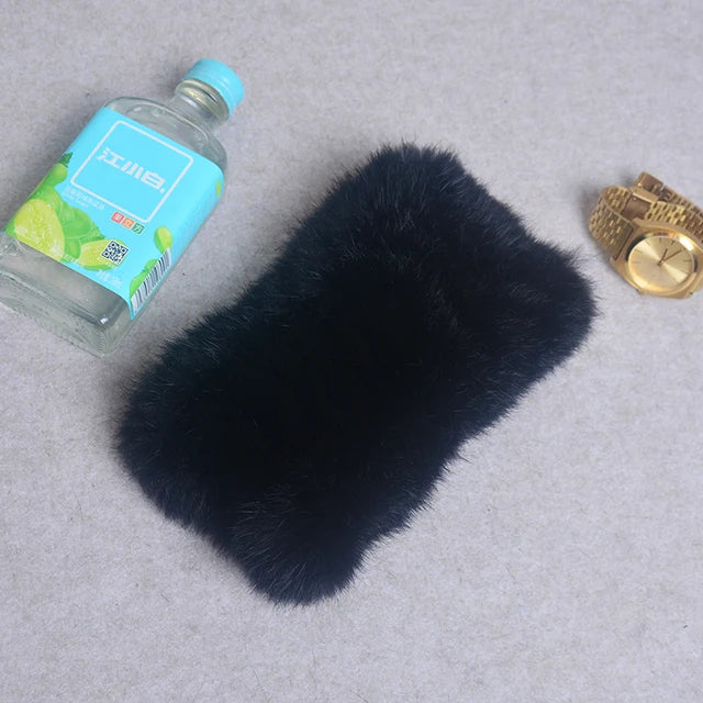 Women Handmade Stretch 100% Real Rabbit Fur Scarf Knit Genuine Rex Rabbit Fur Headbands Girls Natural Rabbit Fur Ring Scarves Beauty World Shop