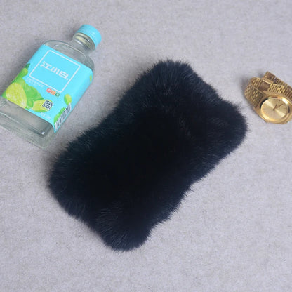 Women Handmade Stretch 100% Real Rabbit Fur Scarf Knit Genuine Rex Rabbit Fur Headbands Girls Natural Rabbit Fur Ring Scarves Beauty World Shop