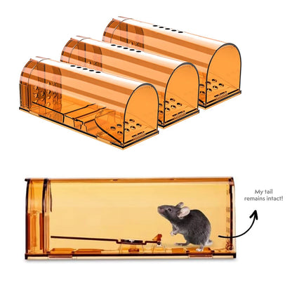 1Pc Mouse Trap Cage No Kill Animal Pet Control Cage Reusable Mice Rodent Catcher Rat Trap Beauty World Shop