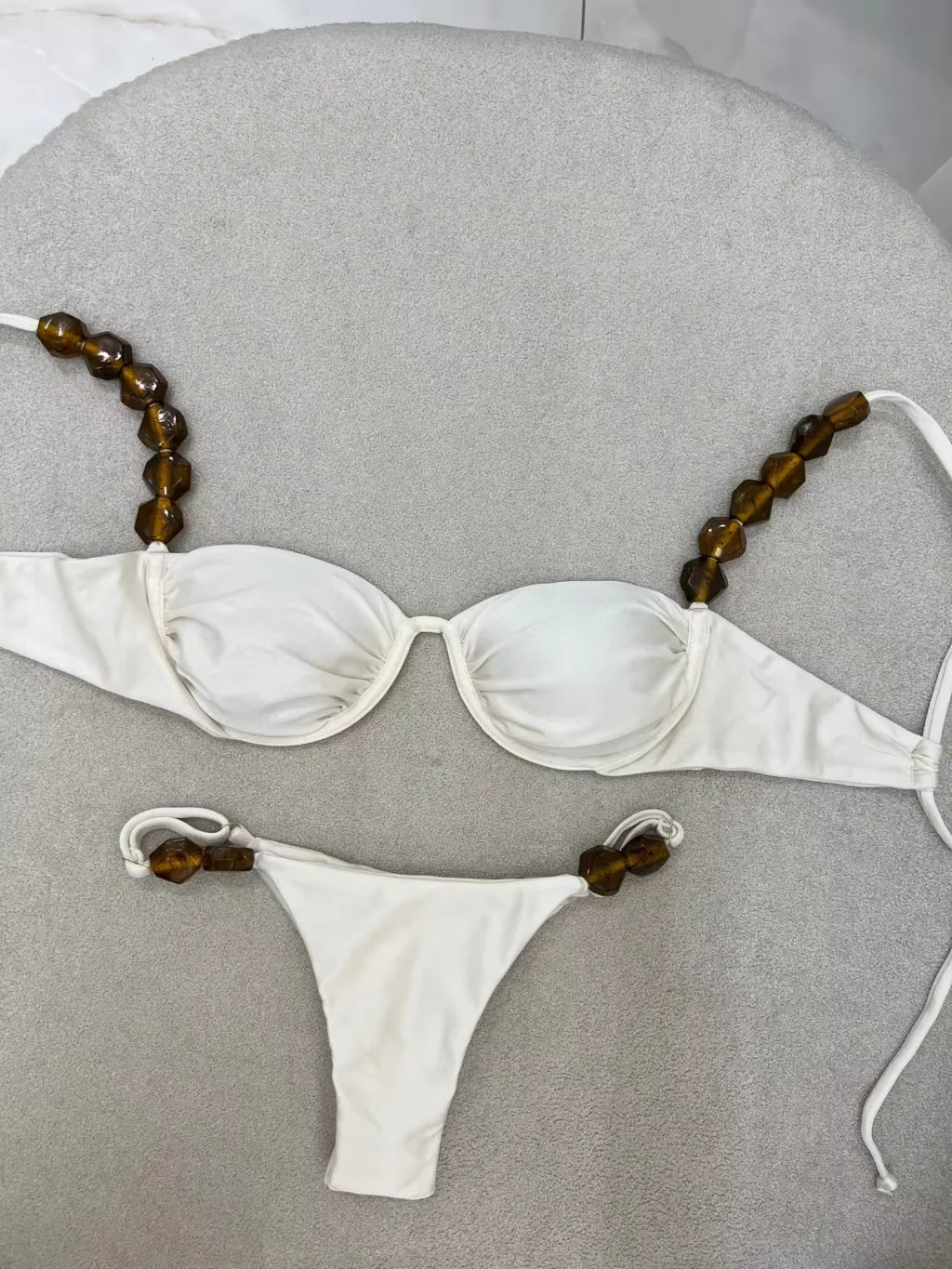 2026 Sexy Bikini Set High Waist Golden Printed Women Swimwear Push Up Bikinis Swimsuit Female Biquini Bathing Suit Beauty World Shop