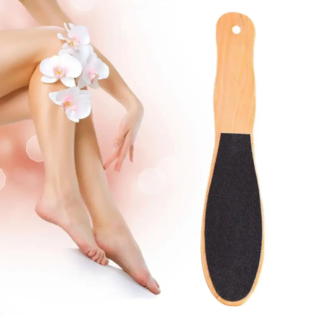 Professional Foot File Double Sided Deadskin Callus Remover for Feet Wooden File to Smooth Hard Coarse Tough Skin Foot Care Tool Beauty World Shop