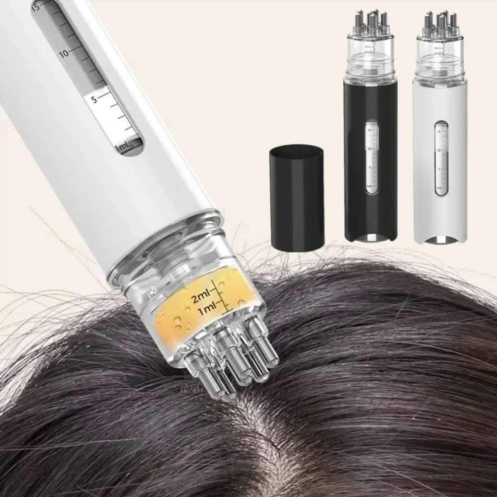 1pc Portable Scalp Applicator Liquid Comb Mini Massager Essential Oil Liquid Guiding Massager Anti Hair Loss Scalp Care Tool