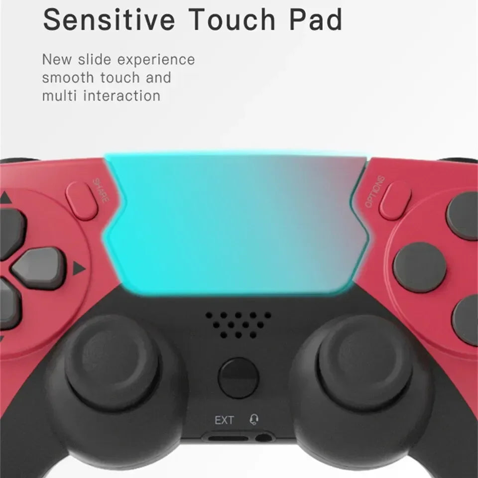 GAMINJA New Wireless Gamepad P48 with Six Axis Gyroscope Game Controller For PS4 PS3 Console Dual Vibration PC Joystick Beauty World Shop