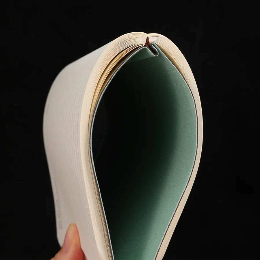 A5 Soft Leather Notebook, 120 Pages, Office Stationery, Waterproof Cover, Comfortable Touch, Hot Selling Beauty World Shop