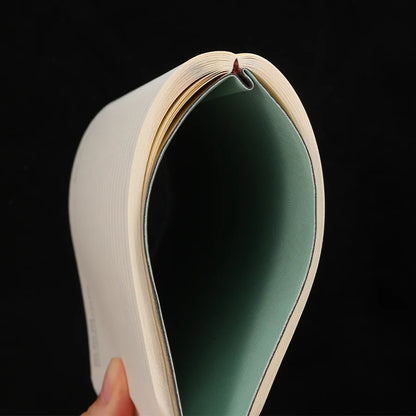 A5 Soft Leather Notebook, 120 Pages, Office Stationery, Waterproof Cover, Comfortable Touch, Hot Selling Beauty World Shop