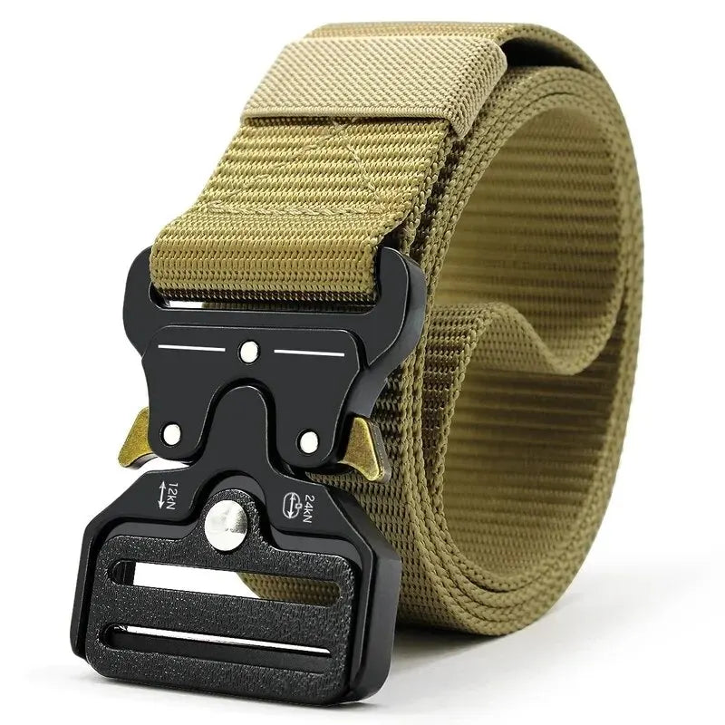 Men's Belt Outdoor Multi Function Belt High Quality Canvas For Nylon Male Luxury Belts Women's Sports Jeans Belt Neutral Belts Beauty World Shop