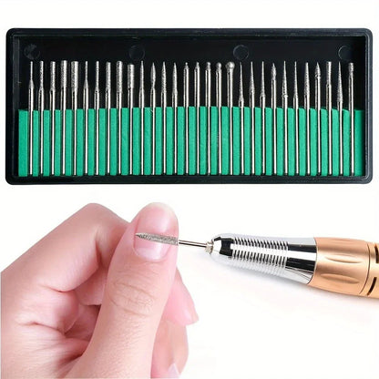 Professional 6-in-1 Electric Nail Drill Set - Nail File Pen for Filing, Polishing & Exfoliating