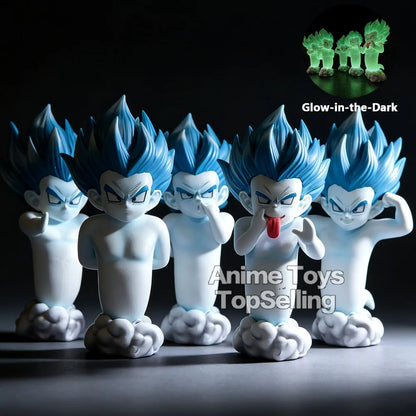 14.5cm Glow-in-the-Dark Anime Dragon Ball Z Figure Gotenks Noctilucent Ghost Action Figures Pvc Collection Model Toys Gifts Beauty World Shop
