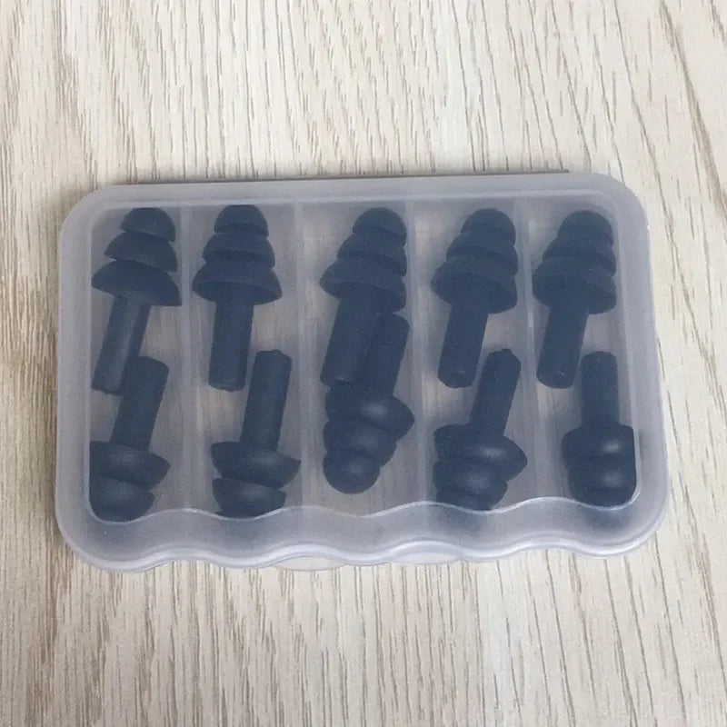 5Pairs Soft Silicone Earplugs Waterproof Swimming Earplug Anti-Noise Ear Clip for Adults And Children Swimmers Diving Protection Beauty Trend Shop