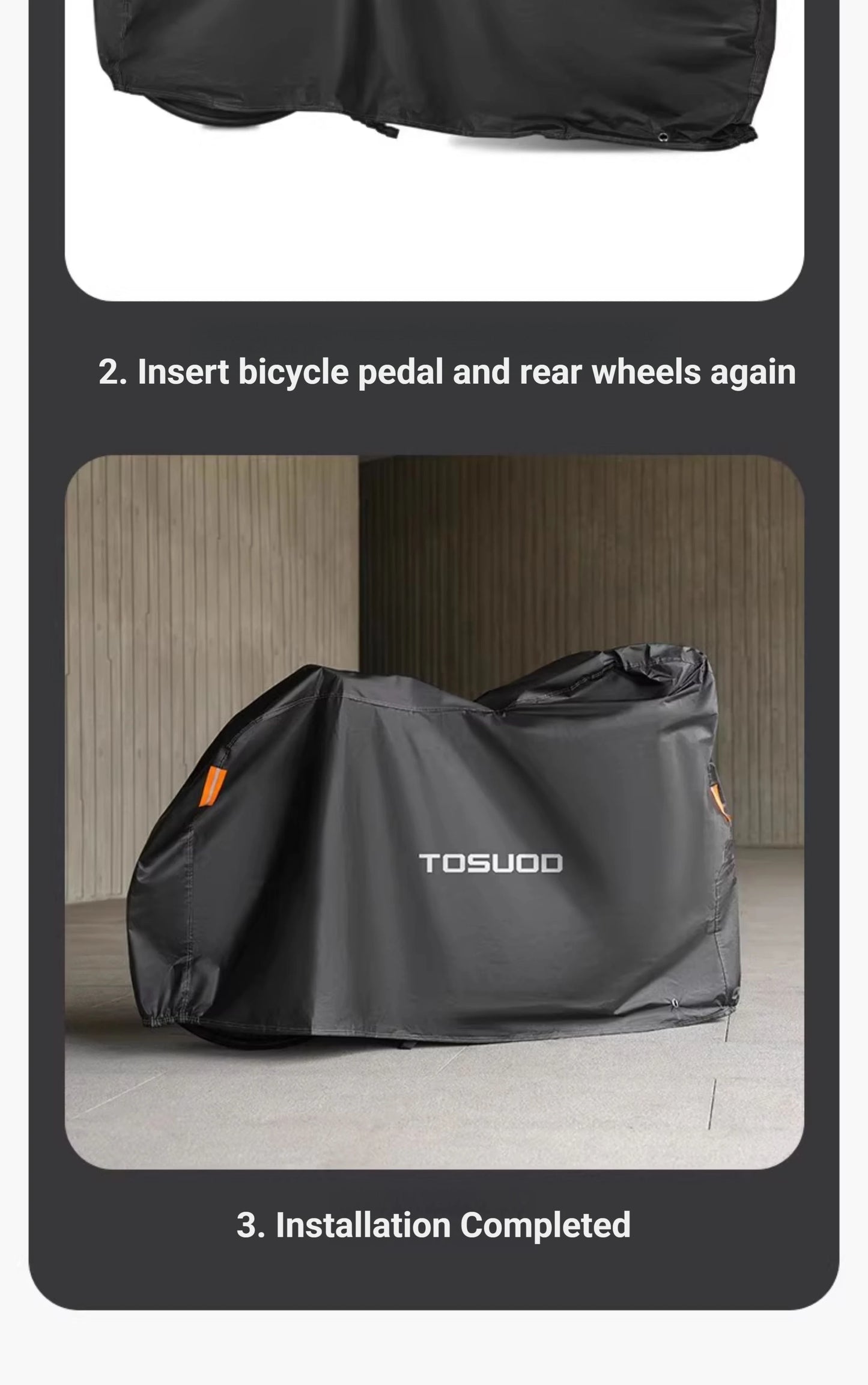 TOSUOD Thickened bike rain cover, All-Inclusive Design Rain Snow Dust  New All Weather Protective Sunshade  Protective Covers Beauty World Shop