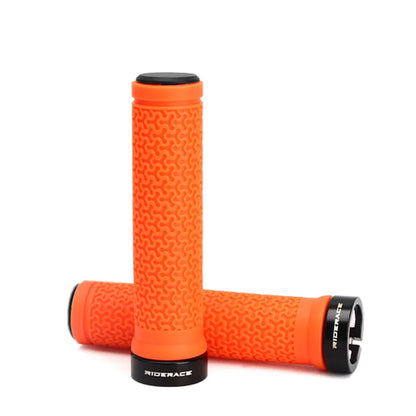 RIDERACE Bicycle Handle Bar Grips MTB Mountain Bike Single-sided Locking Handlebar Cover Rubber Non-slip Cycling Accessories Beauty World Shop