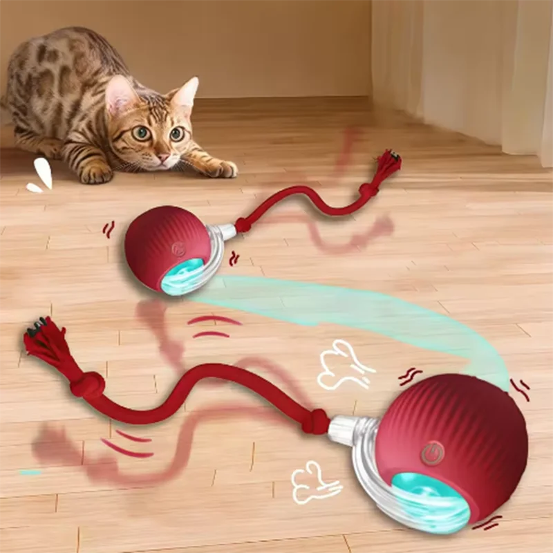 Intelligent interactive cat ball long-lasting and durable easy to clean intelligent obstacle avoidance pet dog toys Beauty World Shop