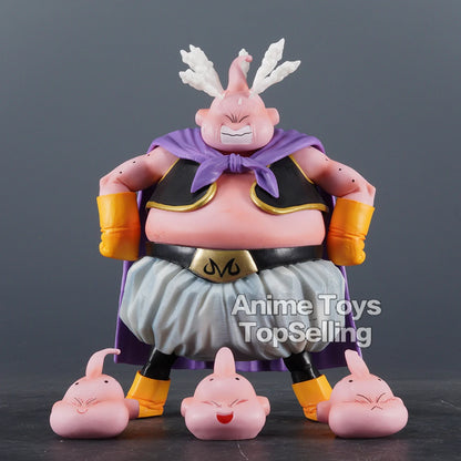 20cm Anime Dragon Ball Z Anime Figure Majin Buu Evil Buu 4 Heads PVC Action Figures Collection Model Toys Gifts Beauty World Shop