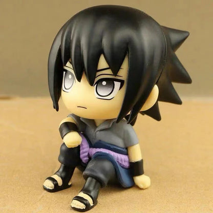 9cm Naruto Anime Figure Naruto Kakashi Action Figure Q Version Kawaii Sasuke Itachi Figurine Car Decoration Collection Model Toy Beauty World Shop