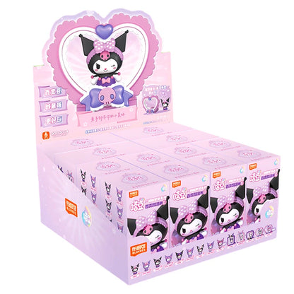 BLOKEES Sanrio Kuromi Anime Action Figure Model Blind Box Magnetic Attraction Toys Figurine Desktop Decoration Christmas Gifts Beauty World Shop