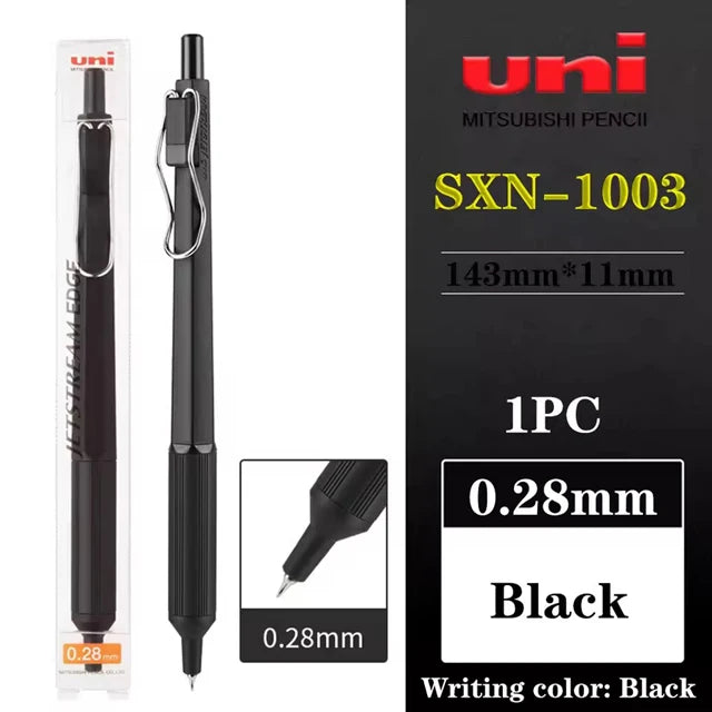 Uni SXN-1003 JETSTREAM EDGE Ballpoint Pens Ultra-fine Luxury Men's Pen, Small-word Annotations Fine Writing Japanese Stationery Beauty World Shop