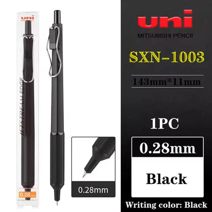 Uni SXN-1003 JETSTREAM EDGE Ballpoint Pens Ultra-fine Luxury Men's Pen, Small-word Annotations Fine Writing Japanese Stationery Beauty World Shop