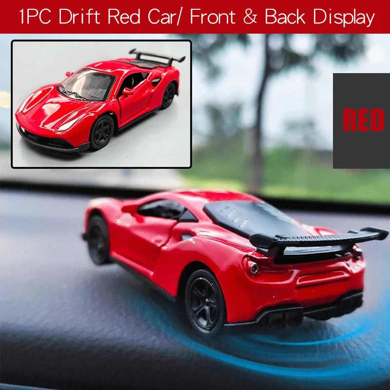 Drifting Car Model dashboard Swing Moving cool sports racing ornaments dash interior accessories decor items fun decorations men Beauty World Shop