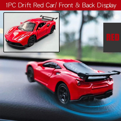 Drifting Car Model dashboard Swing Moving cool sports racing ornaments dash interior accessories decor items fun decorations men Beauty World Shop