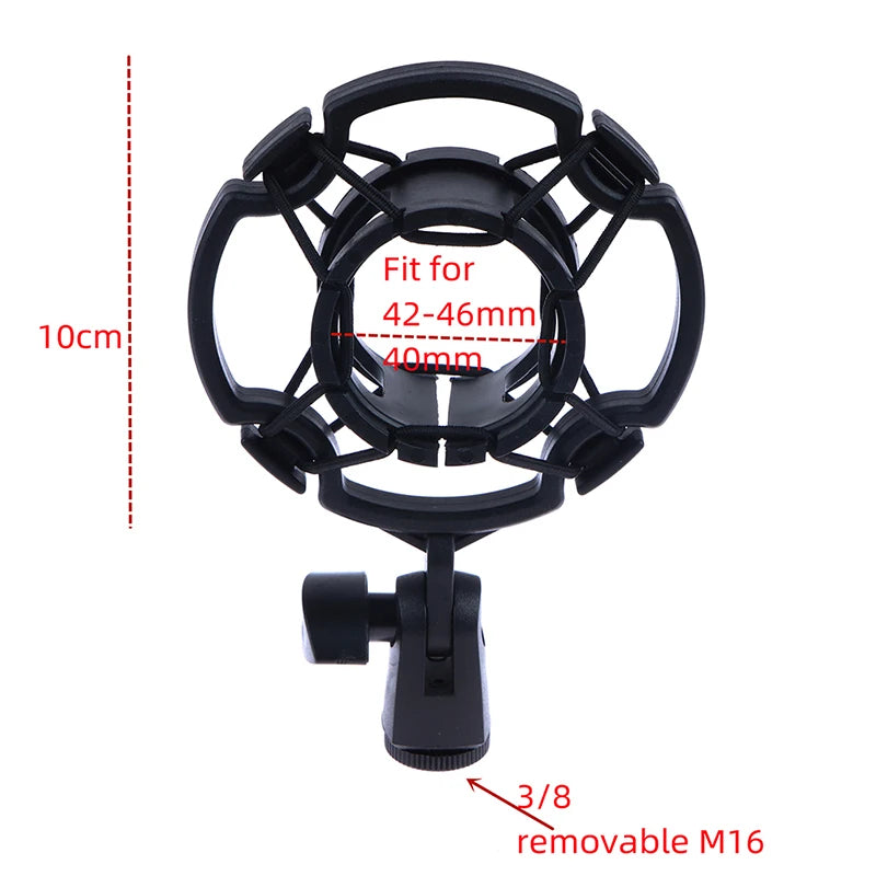 Universal Professional Condenser Microphone Shock Mount Holder Studio Recording Bracket For Large Diaphram Mic Clip Beauty World Shop