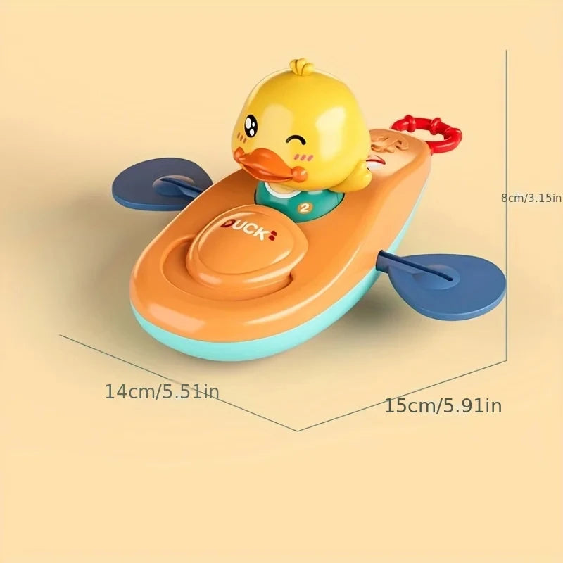 1 Pc Little Yellow Duck Kayak Toy Swimming Pool Bathroom Toy 1 Pc Little Yellow Duck Kayak Toy Swimming Pool Bathroom Toy Beauty World Shop