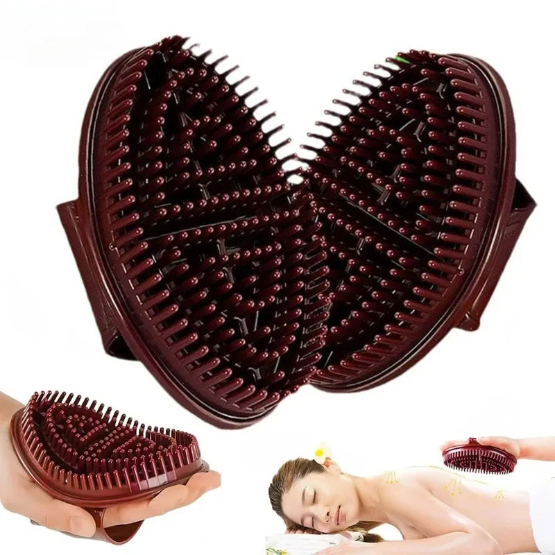 Universal Silicone Meridian Slimming Brush Leg Massage Tool Five Elements Dredging Body Beauty Health Care Scraping Equipment Beauty World Shop