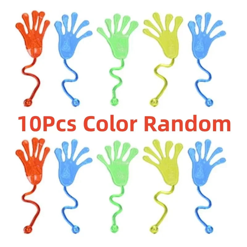1-30pcs Mini Fun Sticky Hands Sensory Toys for Kids Birthday Party Favors Classroom Prizes Kids Prank  Novelty Gift Party Beauty World Shop
