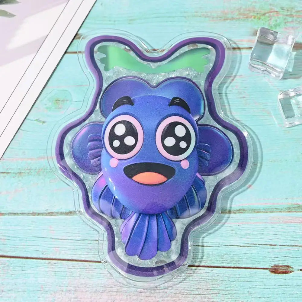 Reusable Cartoon Ice Hot Pack - Gel Bead Compress for Headache, Muscle Pain Relief - Perfect for Sports, Gym & Outdoor Cooling Beauty World Shop